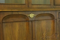 33267EC: BAKER George III English Style Walnut Breakfront