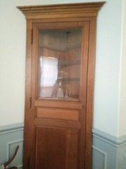 antique french corner cabinet, country french
