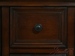 F72032: Cherry TV Media Cabinet w. Glass Doors