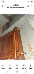 Antique Butler Curio Cabinet