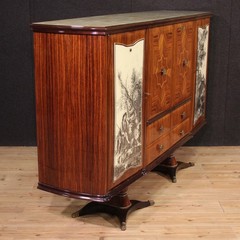 Italian bar cabinet sideboard modern design Fratelli Rigamonti Desio Milan 900