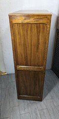 Vintage National Mt. Airy Solid Oak Wood 4-Drawer File Cabinet Mission Style