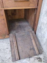 Machine Age oak Typesetter cabinet–UNIQUE!