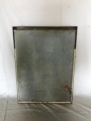 Mid Century Metal Recessed Medicine Cabinet Chrome Sconces Old Hotel VTG 494-23B