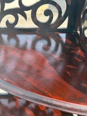 Antique Victorian Rosewood corner cabinet cupboard whatnot 1860 carved pierced
