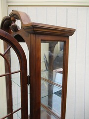 63665 Mahogany Curio Cabinet China Showcase Bookcase