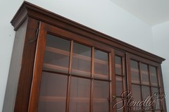 F73280: Period Antique 18th Century Pine PA Dutch Step Back Cabinet
