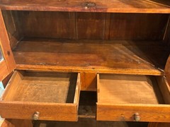 antique china cabinet hutch, 14 1/4” deep. 39” wide. 71 1/2 height Very old