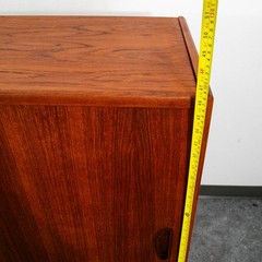 Mid Century Danish Modern Credenza Highboard Bar Sideboard Denmark Teak Drawers