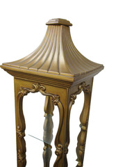 62471 Mid Century Modern Gold Curio Cabinet Etergie