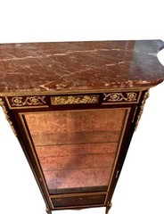 A Fine 19th Century French Vernis Martin Bronze Mounted Vitrine.francois L Style