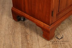Henkel Harris Georgian Style Cherry Flip Top Server Cabinet