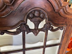 Decorative wall display cabinet, Dutch antique