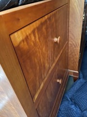 Handcrafted by Master Woodworker Solid Cherry Heirloom Breakfront Furniture
