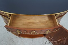 L65314: JOHN WIDDICOMB Neoclassical Ebonized Top Commode Cabinet