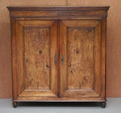 SUBLIME CIRCA 1820 FRENCH FRUITWOOD KITCHEN OR DINING ROOM ANTIQUE POT CUPBOARD