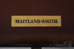 L72633: MAITLAND SMITH Mahogany Stone Top Console Cabinet