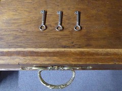 Antique French Oak Sideboard w/Marble Top,3 Doors.w/Carved Foliate & Shells 1930
