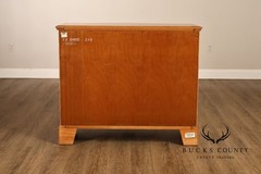 Ethan Allen French Country Style ‘Legacy’ Maple Bowfront Server
