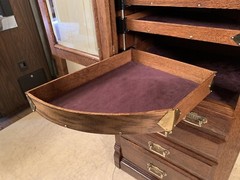 Antique Oak Harvard Co. Dental Cabinet Model #121X