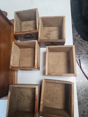 Antique Late 19th Century 6 Drawer Spice Cabinet 17×12
