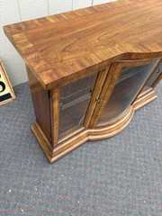 67663 American of Martinsville Serpentine Buffet with Glass Doors