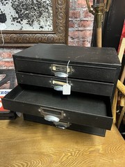 Vintage Industrial 6 Drawer Metal Cabinet