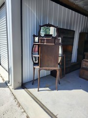 Antique Mahogany Sheet Music Cabinet