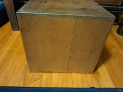Antique Wood Oak Library Bureau Solemakers 9 Drawer Card Catalog File