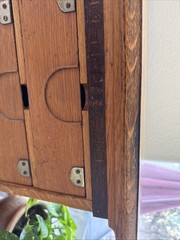 Ambergs vintage cabinet letter file 19th century