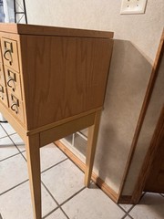 Mid-Century Modern 15-Drawer Library Card Catalog Apothecary, Etc