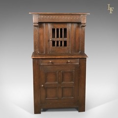 Antique Court Cupboard, Edwardian Elizabethan Taste c.1910