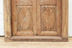 Tall Antique Indo-Portuguese Entrance Door