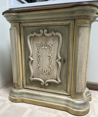 Drexel French Provincial Et Cetera Narrow Side Cabinet Console large nightstand