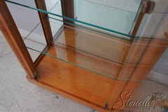 70889: HICKORY WHITE Genesis Collection Biedermeier Curio Cabinet