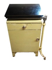 Antique A. S. Cole Medical Cabinet Dentist Doctor Hospital Swinging Tray