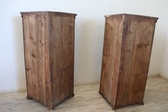 17th Century Italian Louis XIV Pair of Antique Corner Cupboards RESTORED