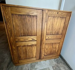 mogens koch 2 Door Oak cabinet Rud Rasmussen Danish Modern Scandinavian