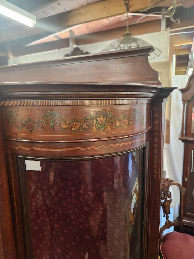 Antique Showcase Cabinet
