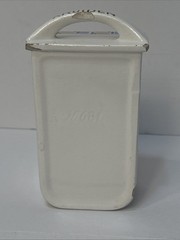 Dutch Delft Kruiden Spice Cabinet Labeled Drawer Antique Item Damaged With Chips