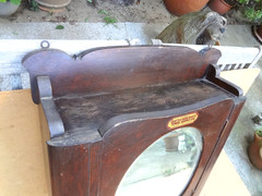 RARE Antique 1900s Medicine Cabinet with Mirror