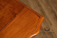 Ethan Allen French Country Style ‘Legacy’ Maple Bowfront Server