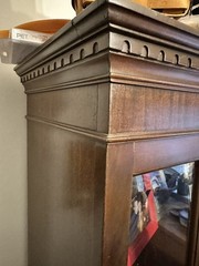 Duncan Phyfe Buffet China Cabinet Bow Front