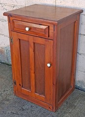 Vintage Country Handmade Solid Wooden Kitchen Jelly Cabinet Nightstand Cupboard