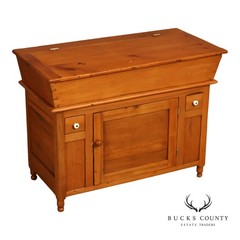 Antique American Country Pine Dry Sink Wash Stand
