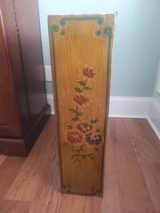 Antique Chinese Cabinet Armoire Lacquer Taborate Shandong Province Kuang Hsu