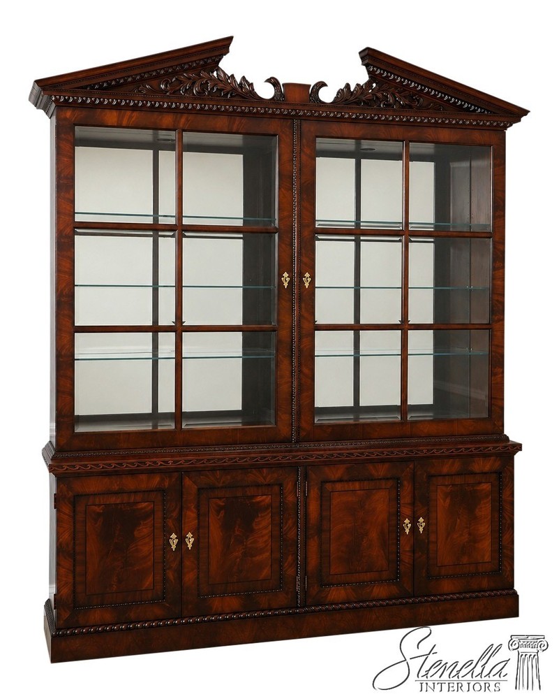 73203: HENREDON Large Sliding Glass Door Breakfront