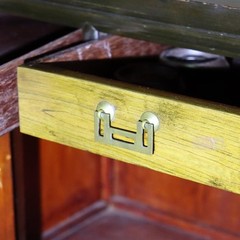 Antique Furniture Classics LTD Chinese Mahogany & Yew Credenza C1920
