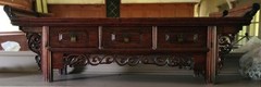 Antique Chinese Rosewood Tea Table Cabinet – VGC – EXQUISITELY CARVED – RARE