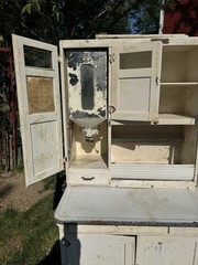 Antique Hooser Style Cabinet Kitchen Cabinet 48”x69”x26” Local Pick Up